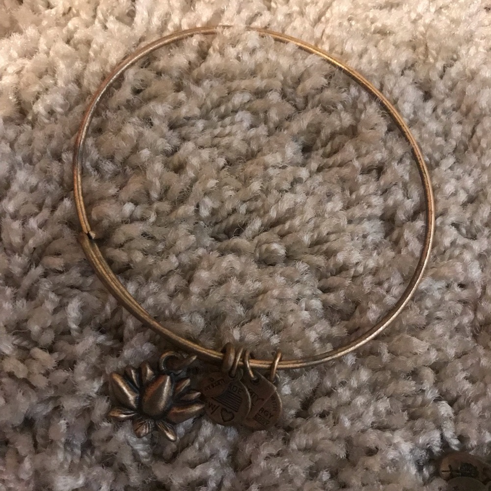 Alex and Ani lotus flower bracelet